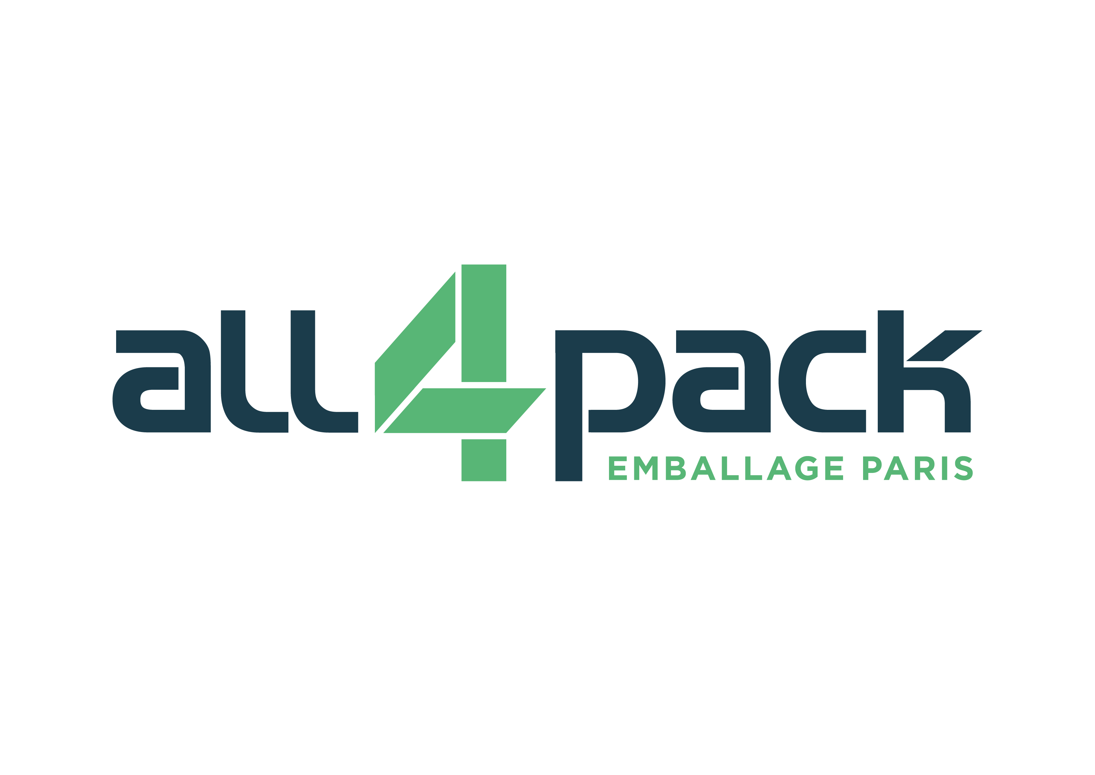 logo sans baseline all4pack 2020 pour fond blanc